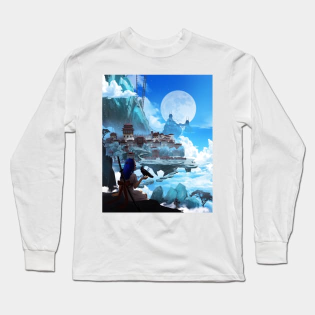 Asian Fortress Long Sleeve T-Shirt by Diekyers